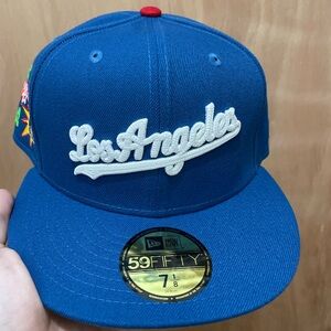 Los Angeles dodgers chain stitch shohei ohtani side patch size 7 1/8 59fifty